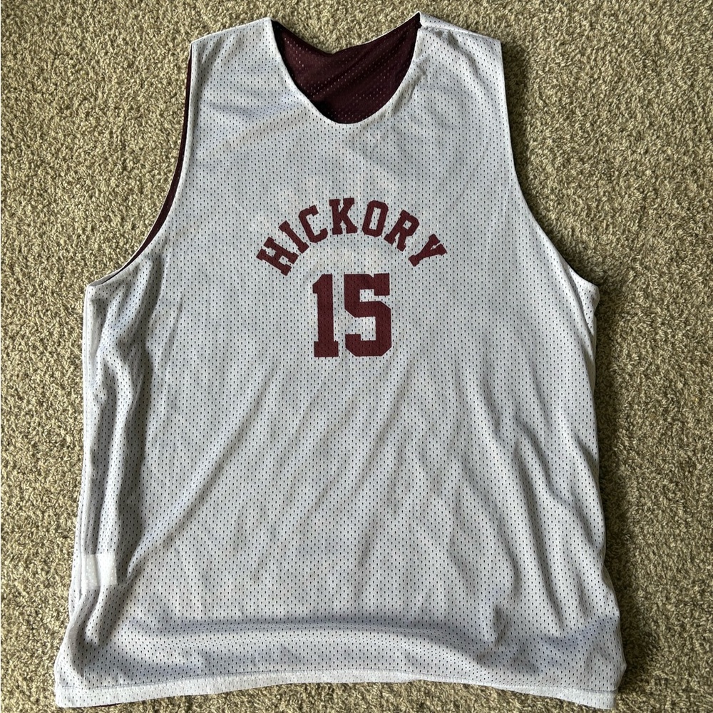 Hoosiers Reversible Basketball Jersey - Jimmy Chitwood Hickory #15
